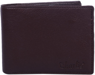 

Chardlie Men Brown Genuine Leather Wallet(3 Card Slots)