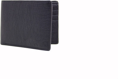 

MS Men Formal Black Artificial Leather Wallet(10 Card Slots)