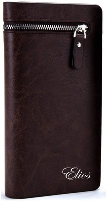 

Elios Women Casual Brown Artificial Leather Wallet(12 Card Slots), Tan brown
