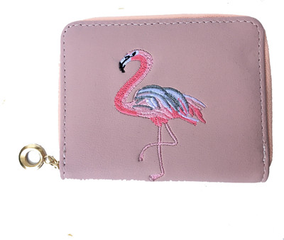 

Regiis Women Casual Pink Artificial Leather Wallet(3 Card Slots), Beige
