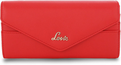 

Lavie Women Casual Red Artificial Leather Wallet(7 Card Slots)