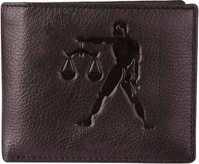 

JusTrack Men Casual Black Genuine Leather Wallet(2 Card Slots), Brown