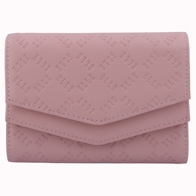 

ELLE Women Trendy Pink Artificial Leather Wallet(5 Card Slots)