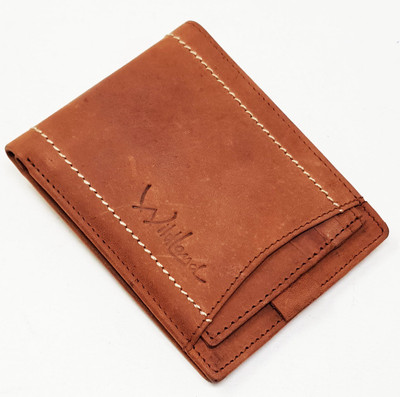 

Wildland Men Casual Tan Genuine Leather Wallet(5 Card Slots)