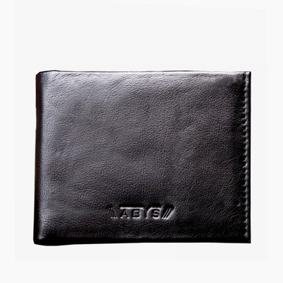 

ABYS Men Casual Black Genuine Leather Wrist Wallet(6 Card Slots)