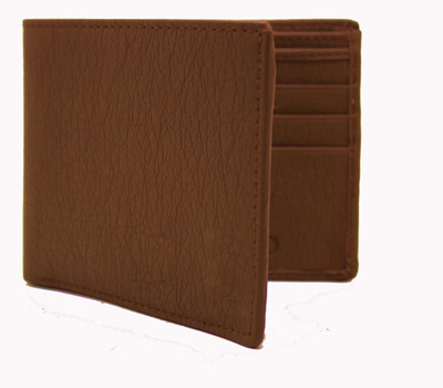 

Nietz Men Casual Brown Artificial Leather Wallet(10 Card Slots)
