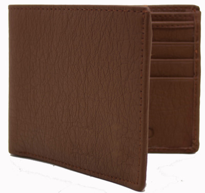 

MS Men Casual Tan Artificial Leather Wallet(10 Card Slots), Brown