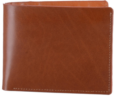 

Vener Fabica Men Casual Tan Genuine Leather Wallet(9 Card Slots)