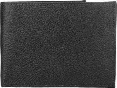 

ALW Men Casual Black Genuine Leather Wallet(3 Card Slots)