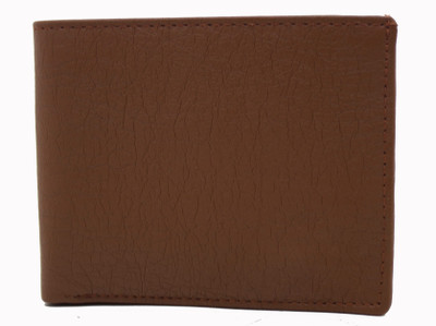 

MS Men Formal Brown Artificial Leather Wallet(10 Card Slots)