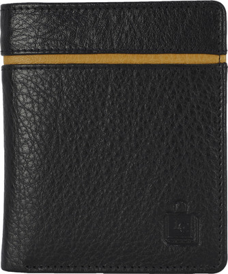 

Le Craf Men Black Genuine Leather Wallet(6 Card Slots)