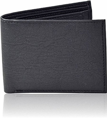 

FASHIONEVER Men Casual Black Artificial Leather Wallet(10 Card Slots)