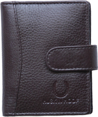 

Husk N Hoof Men Casual Brown Genuine Leather Card Holder(20 Card Slots)