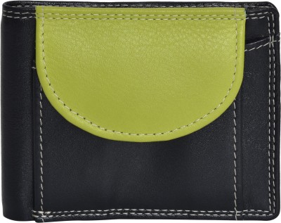 

Carmika Women Casual Green, Black Genuine Leather Wallet(8 Card Slots), Black;green