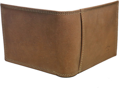

NUKAICHAU Men Formal Brown Genuine Leather Wallet(8 Card Slots)