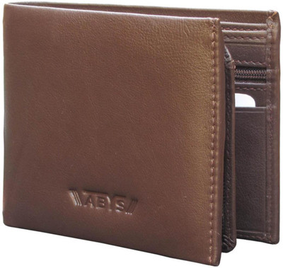 

ABYS Men Casual Brown Genuine Leather Wrist Wallet(6 Card Slots)