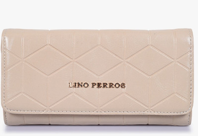 

Lino Perros Women Evening/Party Beige Artificial Leather Wallet(1 Card Slot)