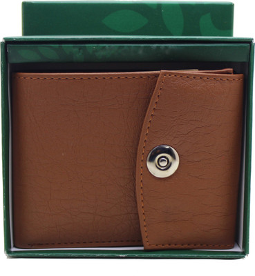 

MS Men Casual Tan Artificial Leather Wallet(6 Card Slots)