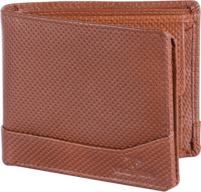 

Vener Fabica Men Tan Genuine Leather Wallet(9 Card Slots)