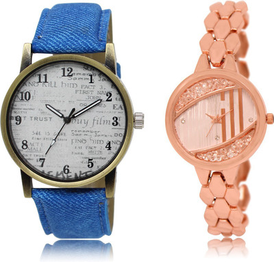 

The Shopoholic New Stylist Latest White And Rose Gold Dial Analog Watch For Boys And Girls Watch Belt Watch - For Men & Women