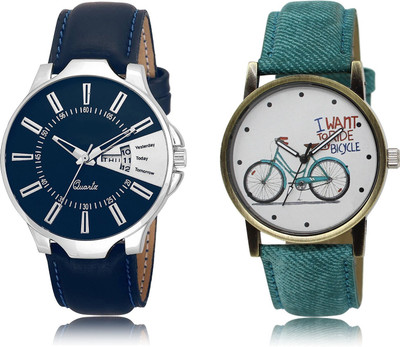 

The Shopoholic New Collection Blue And White Dial Analog Watch For Boys And Girls Stylish Watch Men Watch - For Men & Women