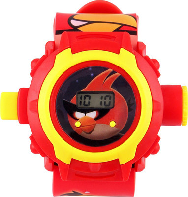 

DartGo Angry Bird Projector Watch for Kids with 24 Image projection Kids Fashion Watch - For Boys