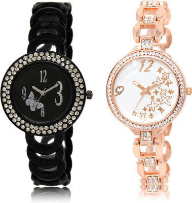 

The Shopoholic Latest Collection Fancy And Attractive Black And White Dial Analog Watch For Girls Girls Watch Black Watch - For Women
