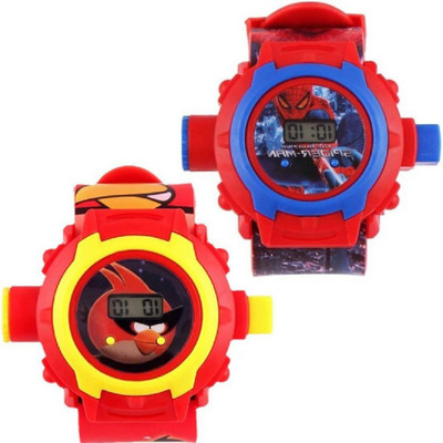 

STANDARD Choice Angry Birds & Spider-Man Projector SD,0-77 Kids Watch - For Boys Watch - For Boys & Girls