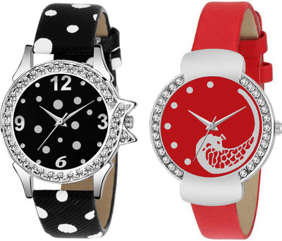 

Spike New attractive Fashion Lifestyle Queen Analog Watch Sett Of Two For Girls and Women 146 Watch - For Women
