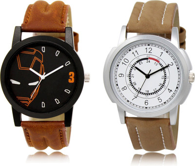 

SHIPKART NEW FANCY FASHIONABLE COMBO OF 2 WATCH LR 04-18 COMBO Watch - For Men