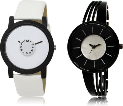 

The Shopoholic Latest Collection Fancy And Attractive White And Black And Silver Dial Analog Watch For Boys And Girls Watches For Boy Watch - For Men & Women