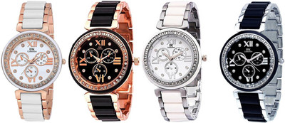 

IIK Collection Women Wrist Watch Combo of 4 Watch - For Women