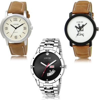 LOREM Analog Watch  - For Men