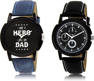 

The Shopoholic Latest Fashionable Black Dial Analog Watch For Boys Watch Belt Watch - For Men