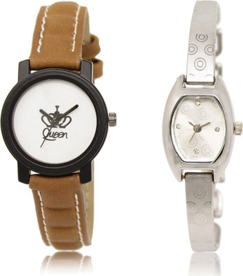 

The Shopoholic New Collection White And Silver Dial Analog Watch For Girls Watch For Women'S Watch - For Women