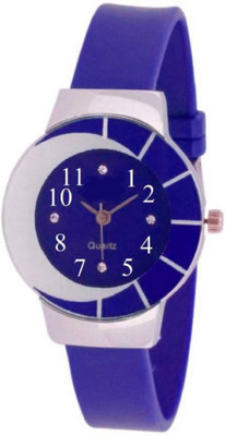 

goodfortune Halfmoon Print Dial - For Women and girls Women Half Moon Watch - For Women