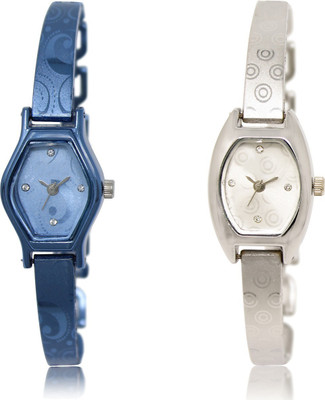 

The Shopoholic Latest Collection Fancy And Attractive Blue And Silver Dial Analog Watch For Girls Stylish Watches Watch - For Women