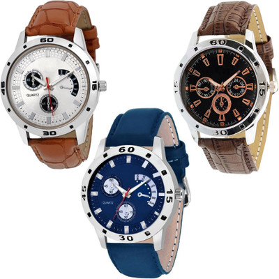

NUBELA NB_203512 Blue And Brown Color Watch - For Men