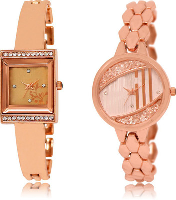 

The Shopoholic New Stylist Latest Rose Gold Dial Analog Watch For Girls Watches For Women Stylish Watch - For Women