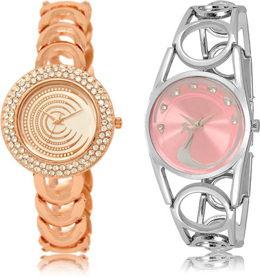 

The Shopoholic Treny and Precious White And Pink Dial Analog Watch For Girls Watch Women Watch - For Women