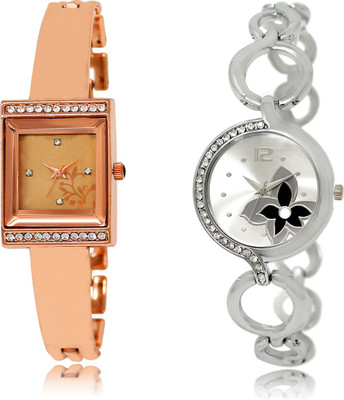 

The Shopoholic Latest Fashionable Rose Gold And Silver Dial Analog Watch For Girls Casual Watch Watch - For Women