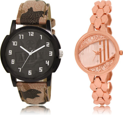 

The Shopoholic New Collection Green And Rose Gold Dial Analog Watch For Boys And Girls Watches For Men Analog Watch - For Men & Women