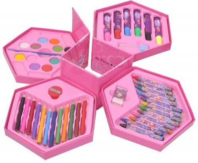 

MERATOY.COM 46 PCS DOLL COLOR ART SET