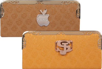 

Fashonic Casual Brown, Yellow Clutch