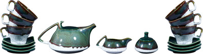 

Caffeine Green Studio Stoneware(Green, Pack of 15)