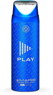 Amaris Play & Light Perfume Body Spray - For Men & Women(400 ml, Pack of 2)