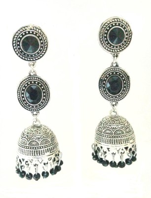 Gennext Antique Black Alloy Jhumki Earring