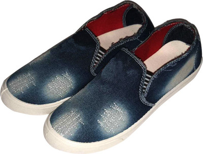 

Dahiya Sneakers For Men(Blue, Denim blue 35