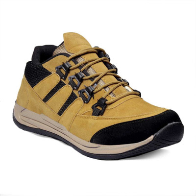 

Deals4you Men's Tan Synthetic Leather Casual Shoes, Boots Outdoors For Men(Tan