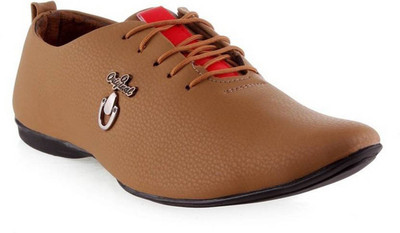 

Crown Sapphire Party Wear Casuals For Men(Brown, Red, Tan